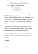 How to tackle 90 words essay - French AQA GCSE - | Teaching Resources