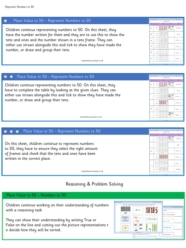 Year 1-Spring - Place Value within 50 - Week 1- White Rose Style ...