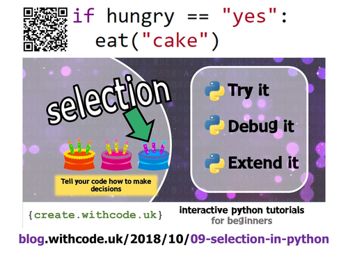 Python key skills posters with links to interactive self-marking ...