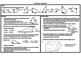 trigonometry problem solving tes