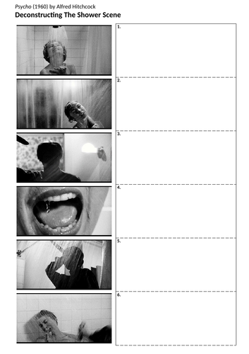 Psycho - Lesson: The Shower Scene Deconstruction