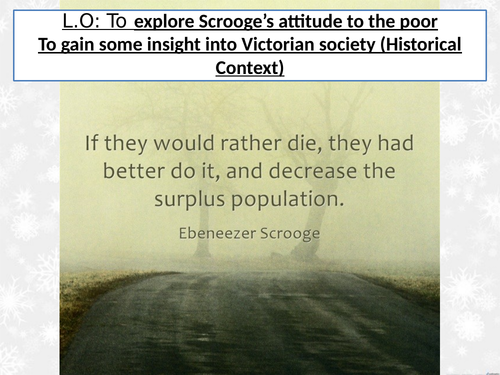 scrooge's attitude towards the poor essay