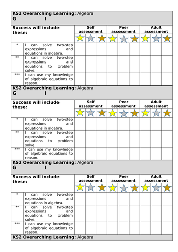 Year 6 White Rose Algebra Spring block 3