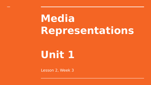 Media Representations - Re-Presenting Theory (Hall)