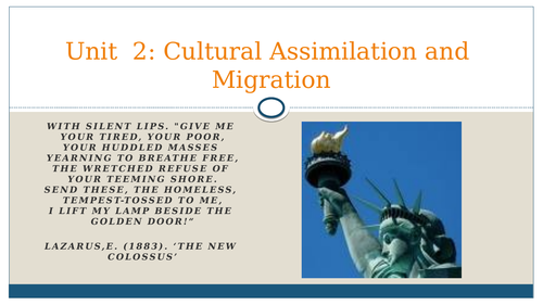 IB English B Experiences: Cultural Assimilation and Migration ...