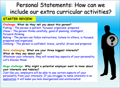 how to write about extracurricular activities in personal statement examples