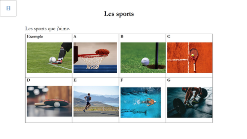 French - GCSE - Listening practice - Sports (worksheet + audio + transcript) - opinions