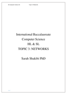 IB Computer Science Topic 3 Networks | Teaching Resources