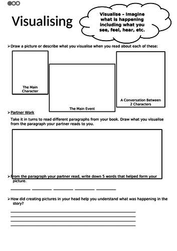 Visualising - Reading Comprehension - Differentiated Worksheets - KS1