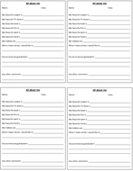 All About Me Questionnaire | Teaching Resources