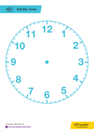 Analogue Clock Face for Telling the Time | Teaching Resources