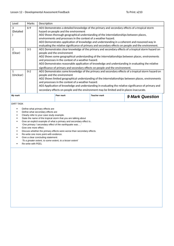 AQA Hazards Full Scheme of Work/Lessons Y9/KS3/KS4 | Teaching Resources