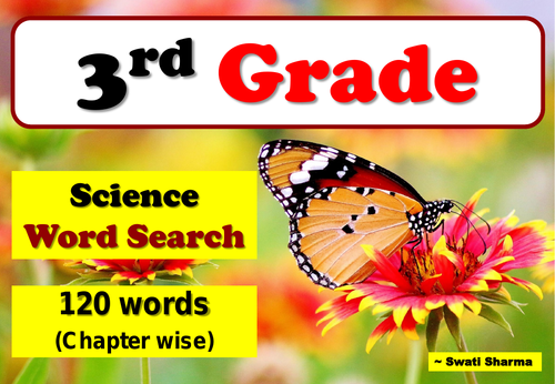 3rd Grade Science Words, Word Search Worksheets | Teaching Resources