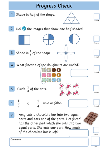 Halves and Quarters - Fractions - Year 2 | Teaching Resources