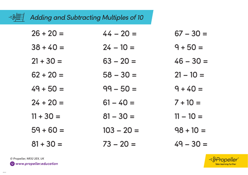 adding-subtracting-multiples-of-10-with-2-digit-numbers-teaching-resources