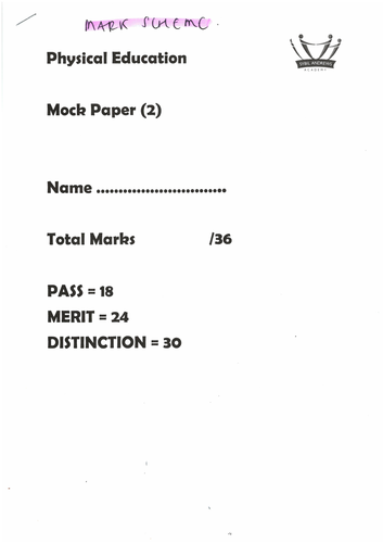 NCFE Level 1/2 Technical Award Health and Fitness | Teaching Resources