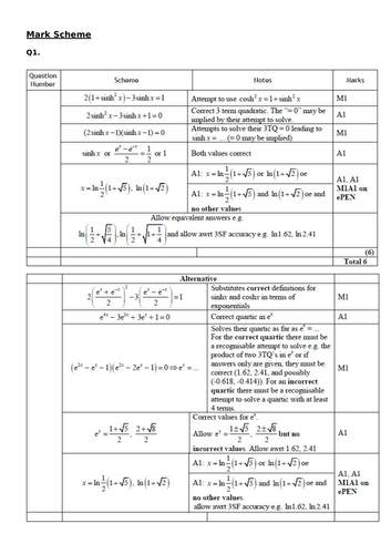 Further Maths - Edexcel - A Level - Questions by Topic | Teaching Resources