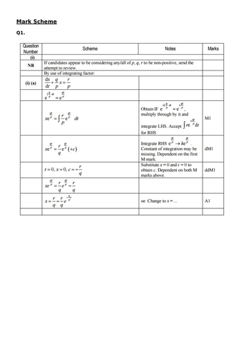 edexcel a level further maths topic questions