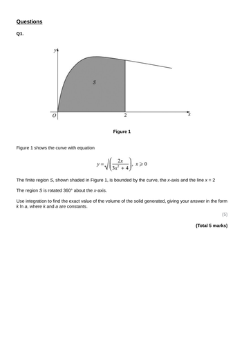 Further Maths - Edexcel - A Level - Questions by Topic | Teaching Resources