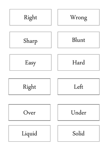 Antonyms - 3 resources | Teaching Resources