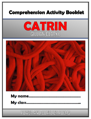 Catrin Comprehension Activities Booklet!