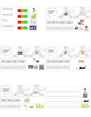 Phonics Set 1 Special Friends Read Write Inc. CH TH SH QU NG NK KS1 ...