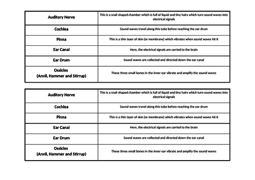 Physics KS3 Waves:  L03 The Ear