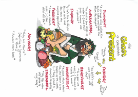 A CHRISTMAS CAROL Quotes GCSE REVISION Poster THE GHOST OF CHRISTMAS PRESENT Dickens | Teaching ...