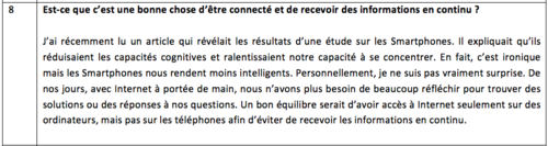 La cyber-societe- Possible Questions and Model Answers- A Level French