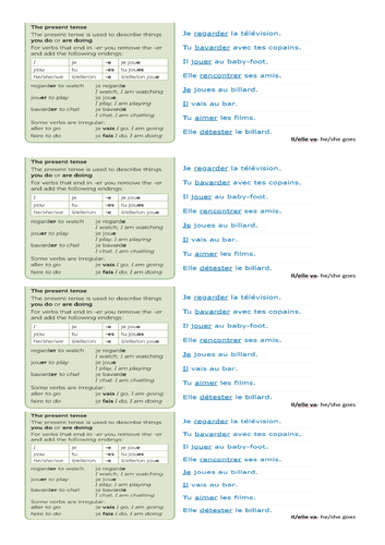 RESOURCES FOR ALLEZ 1 - A LA MAISON DES JEUNES | Teaching Resources