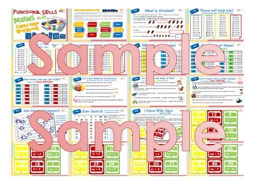 Functional Skills Maths - Challenge Workbook 1 - Division