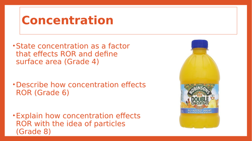 C8 Rates Concentration (AQA)