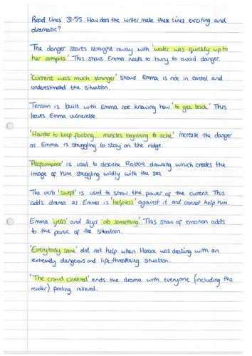 EDUQAS GCSE English Language Summer 2018 Paper 1 Q4 - HOW question ...