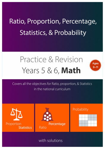 Ratio, Proportion, Percentage,  Statistics, & Probability (upper KS2)