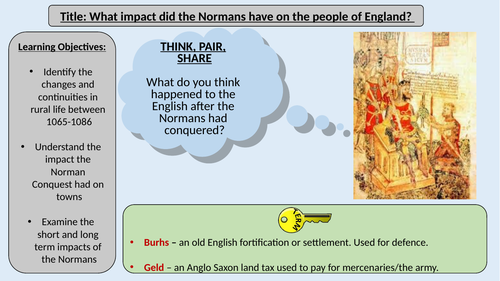 Impact of the Normans on Ordinary People | Teaching Resources