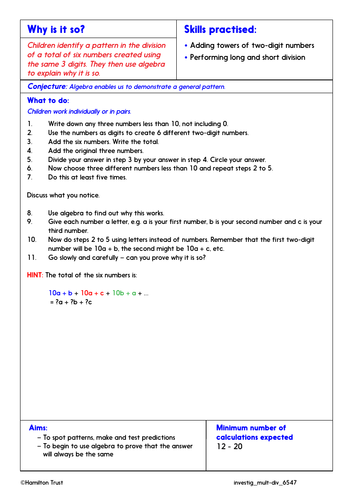problem solving model division lesson 6 1 answer key