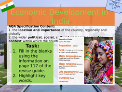 India case study geography gcse image