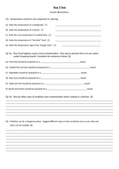 Year 9 food resources: SOW,Baseline test,Practice questions,Tests,Exam ...