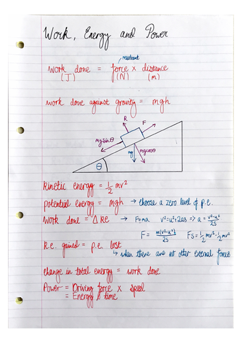 A-level Further Maths (Mechanics) Revision Notes and Example Questions ...