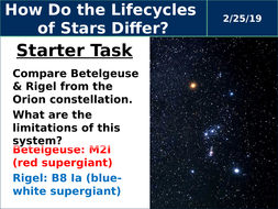 AQA A Level Physics Unit 9 Astrophysics PPTs | Teaching Resources