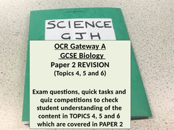 ocr gateway gcse biology paper 2