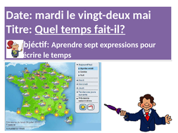 French Weather taught through song | Teaching Resources