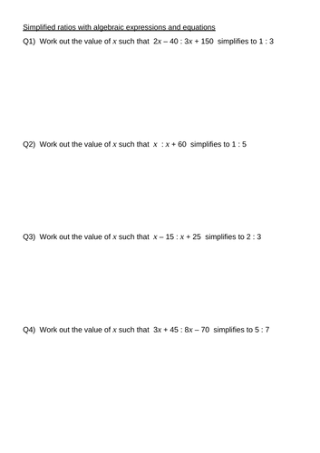 simplified-ratios-with-algebraic-expressions-and-equations-teaching