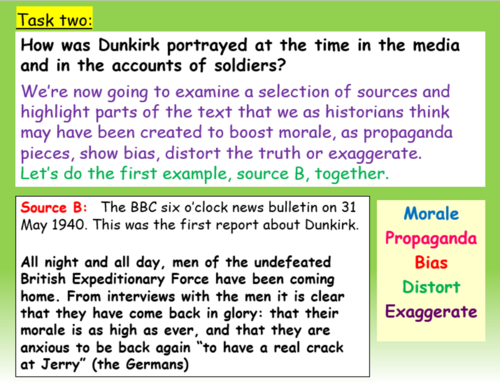 Dunkirk : WWII Teaching Resources
