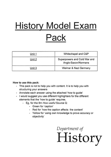 how to answer history essay questions gcse