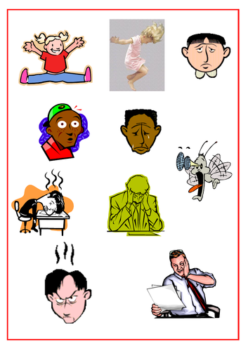 Feelings & Emotions - Worksheets, PowerPoint & Emotion Fans