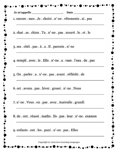 french-scrambled-sentences-exercise-ir-verbs-pass-compos-negation-teaching-resources