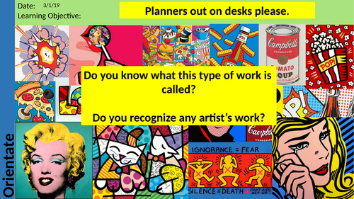 Art and Design - Pop Art Scheme of Work | Teaching Resources