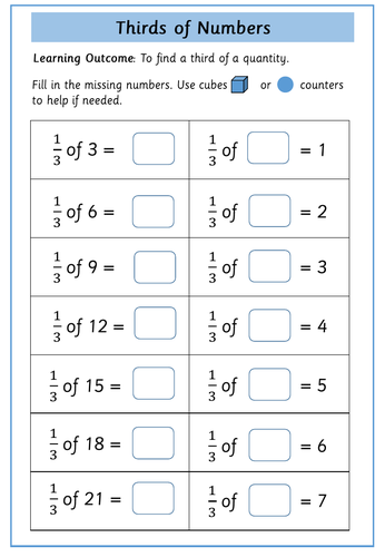 fractions year 2 teaching resources