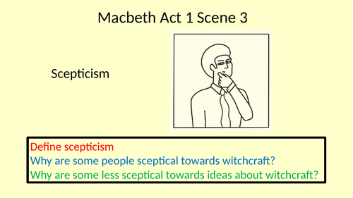 Macbeth Act 1 Scene 3: How do Macbeth and Banquo react differently to the witches?